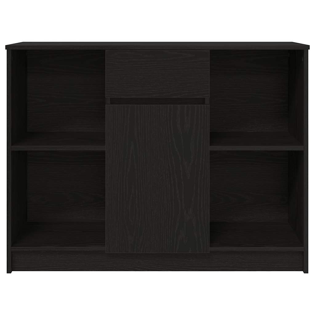 Skjenk Svart Eik med skuff 101x35x76 cm