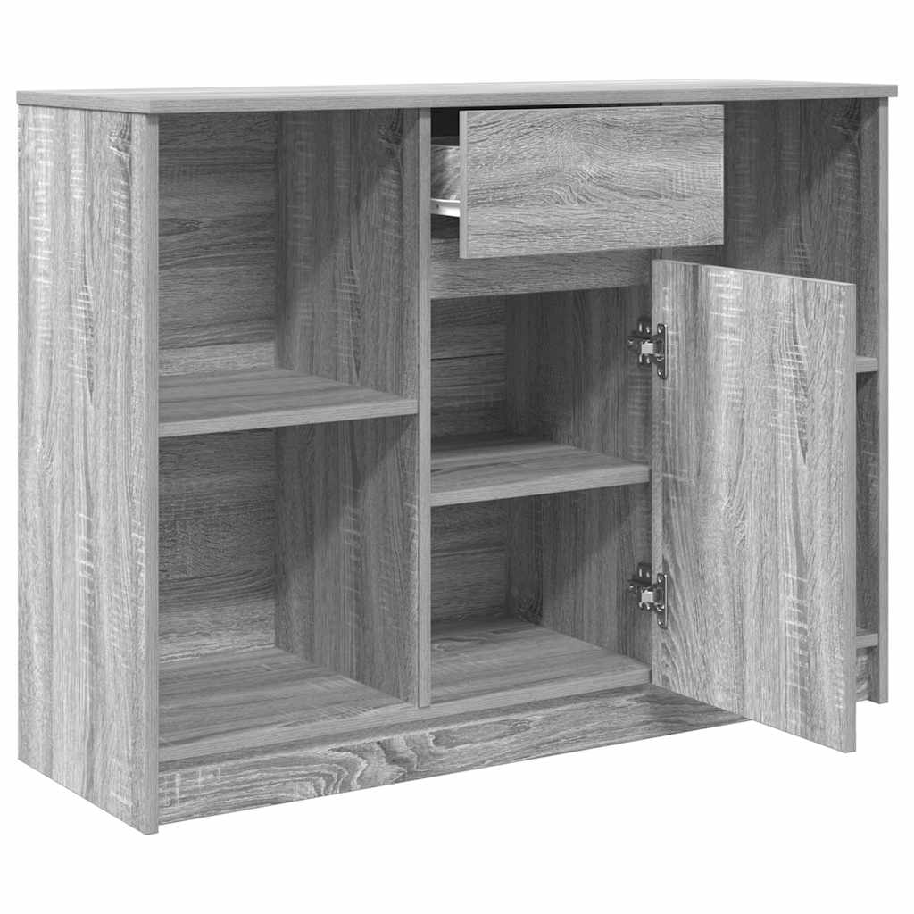 Skjenk Sonoma Grå med skuff 101x35x76 cm