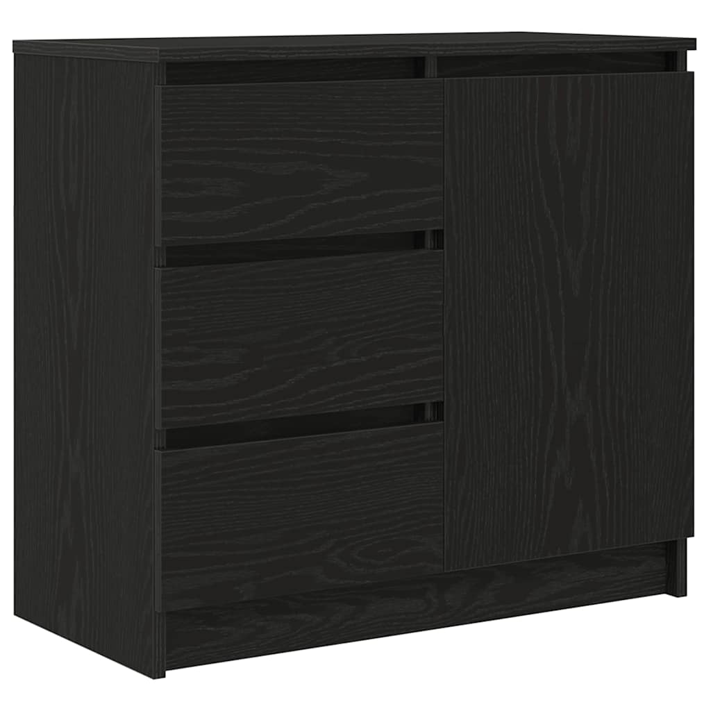 Skjenk Svart Eik med skuff 71x35x65 cm