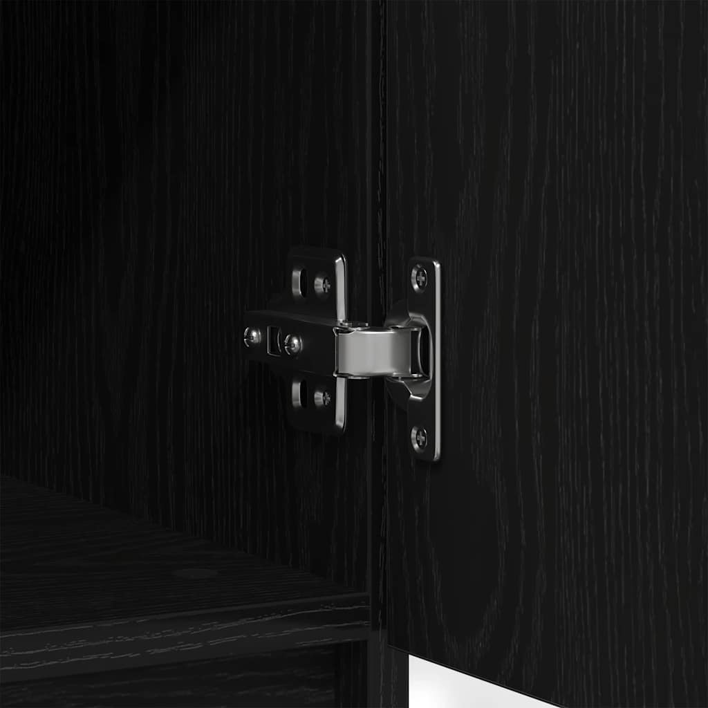 Skjenk Svart Eik med skuff 71x35x65 cm