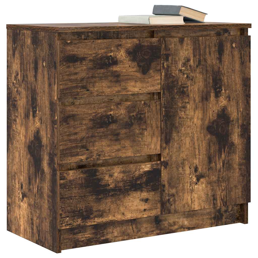 Skjenk Røkt Eik med skuff 71x35x65 cm