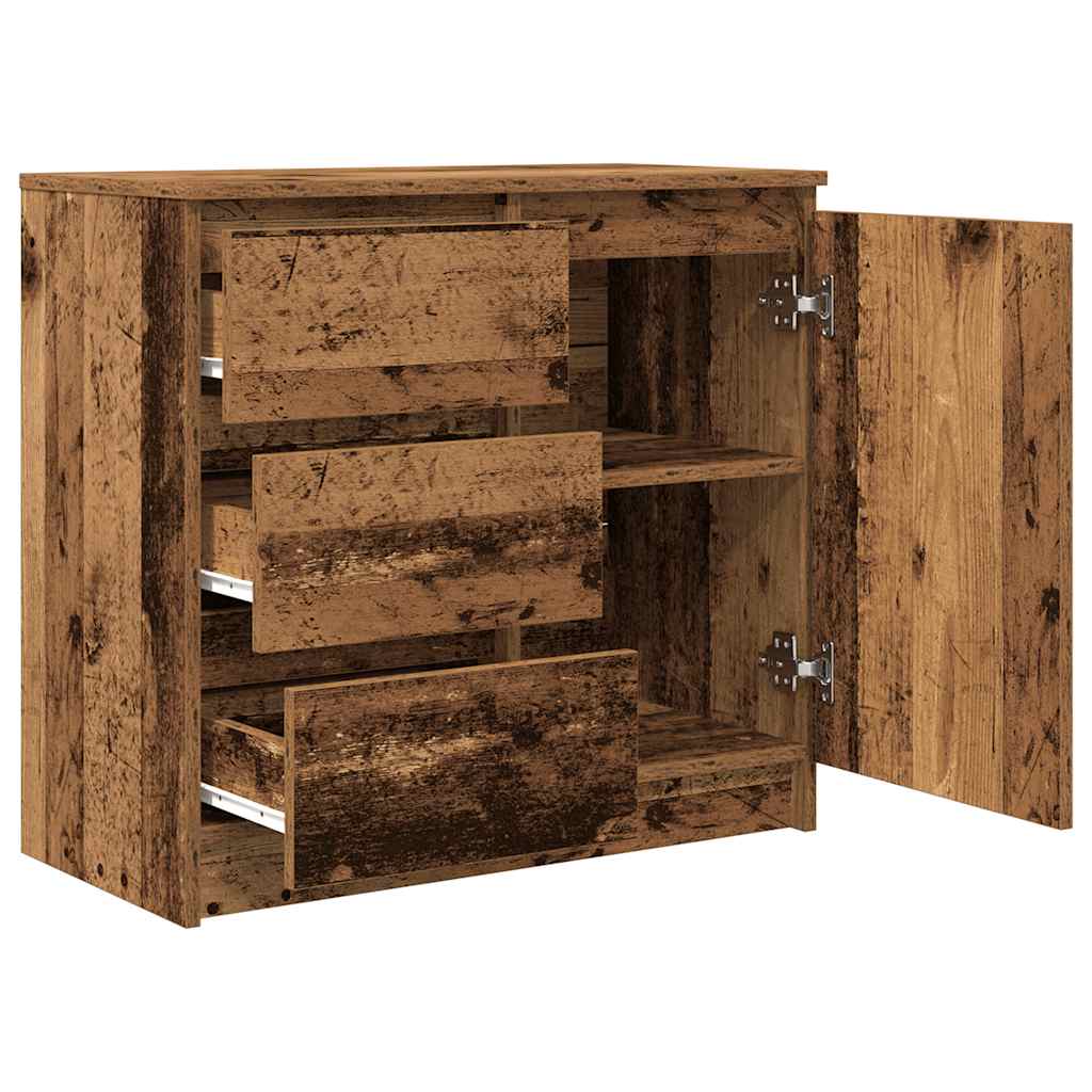 Skjenk Gammelt Tre med skuff 71x35x65 cm