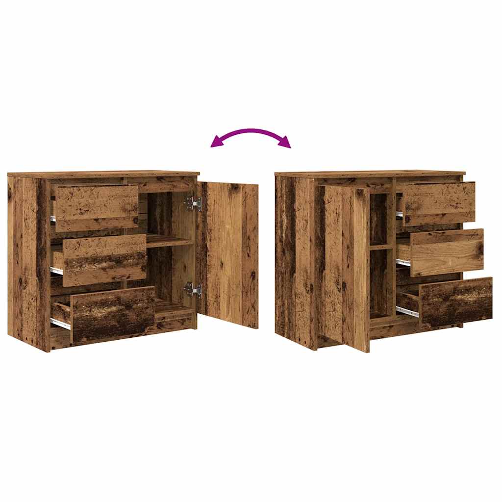 Skjenk Gammelt Tre med skuff 71x35x65 cm
