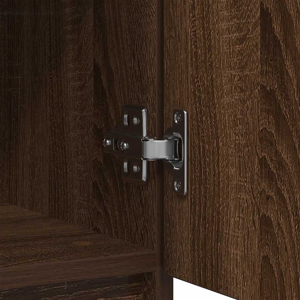 Skjenk Brun Eik med skuffer 71x35x84 cm