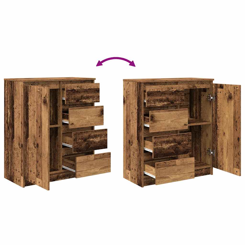 Skjenk Gammelt Tre med skuffer 71x35x84 cm