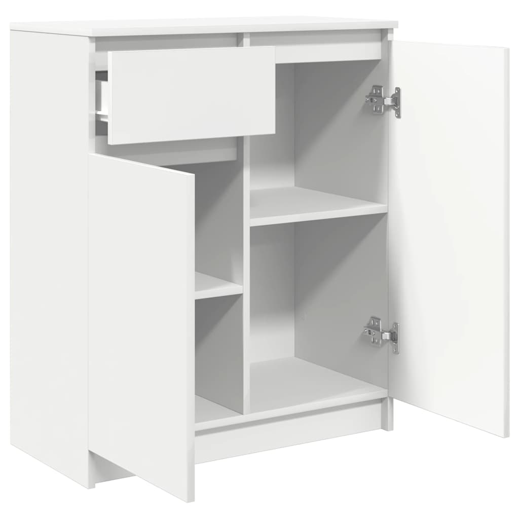 Skjenk Hvit med skuff 71x35x84 cm