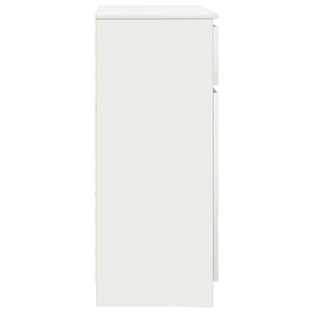 Skjenk Hvit med skuff 71x35x84 cm