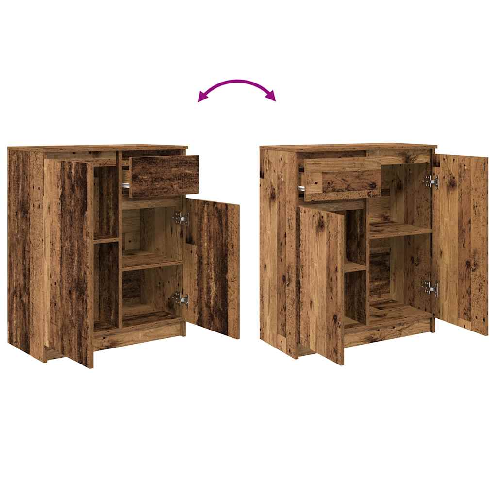 Skjenk Gammelt Tre med skuff 71x35x84 cm