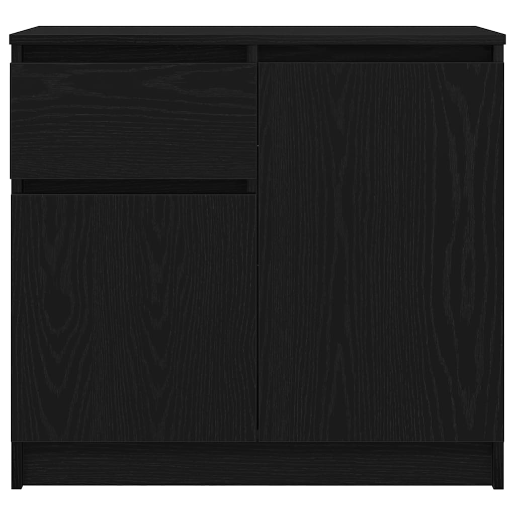 Skjenk Svart Eik med skuff 71x35x65 cm