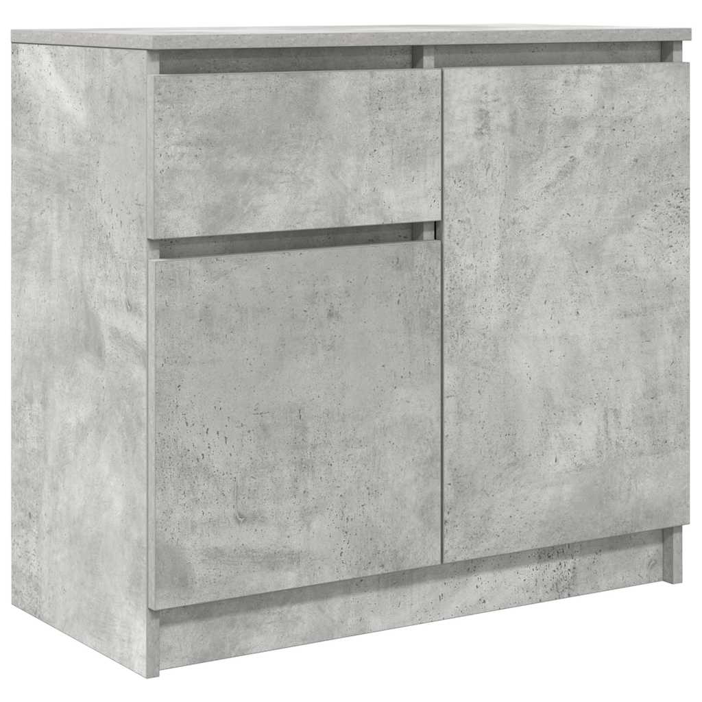 Skjenk Betonggrå med skuff 71x35x65 cm