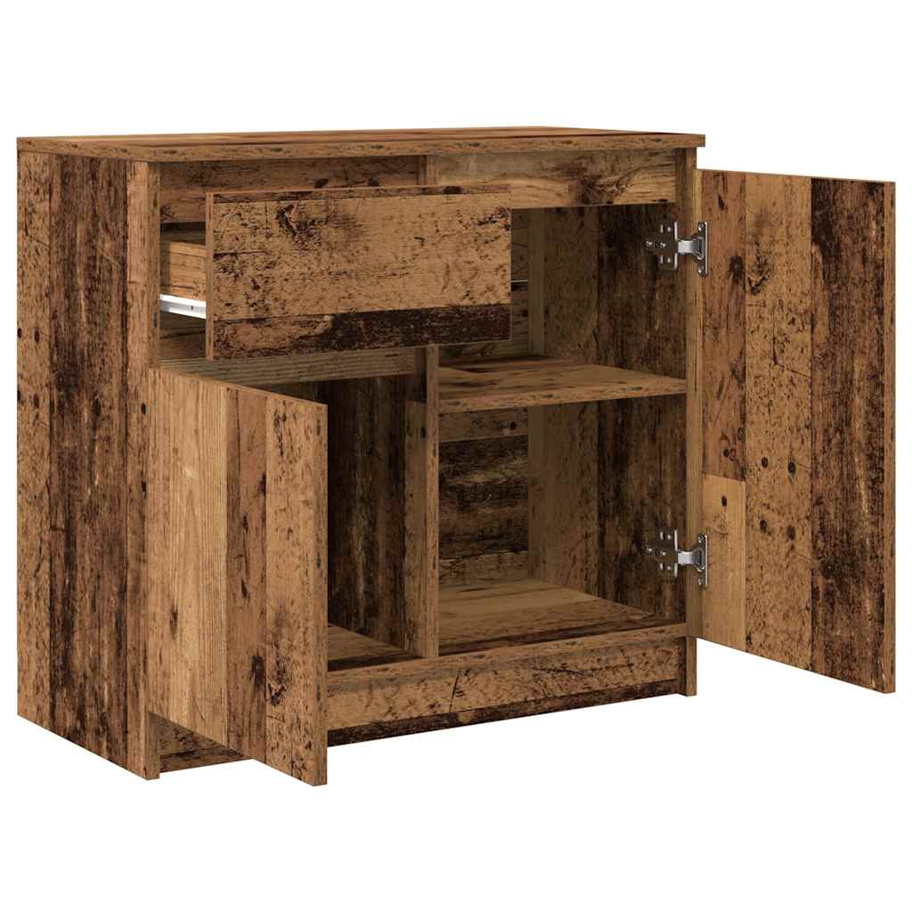 Skjenk Gammelt Tre med skuff 71x35x65 cm