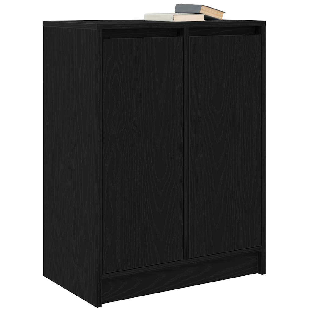 Skjenk Svart Eik 57x34x76 cm