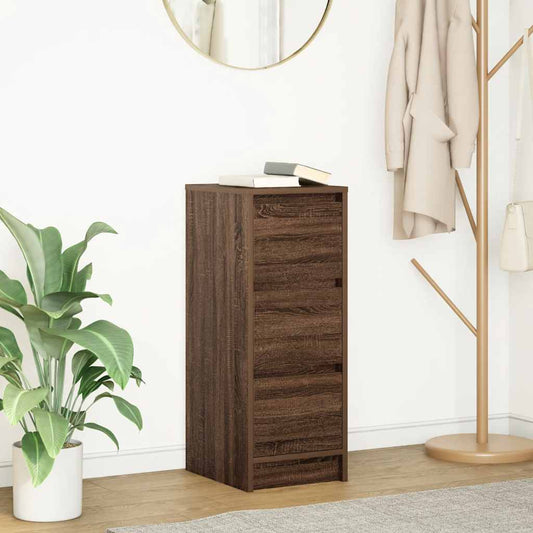 Skjenk Brun Eik 29,5x34x76 cm