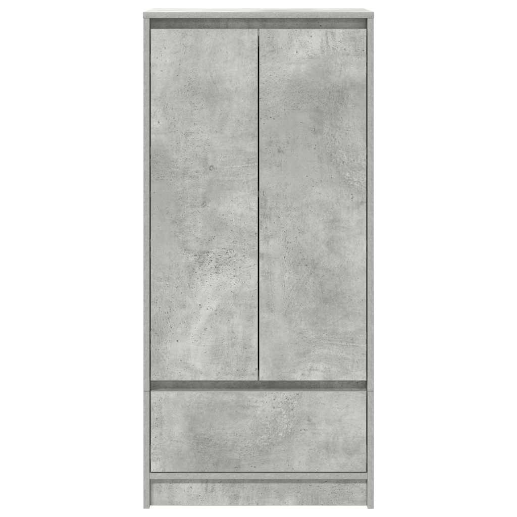 Skap Betonggrå med skuff 55,5x34x119,5 cm
