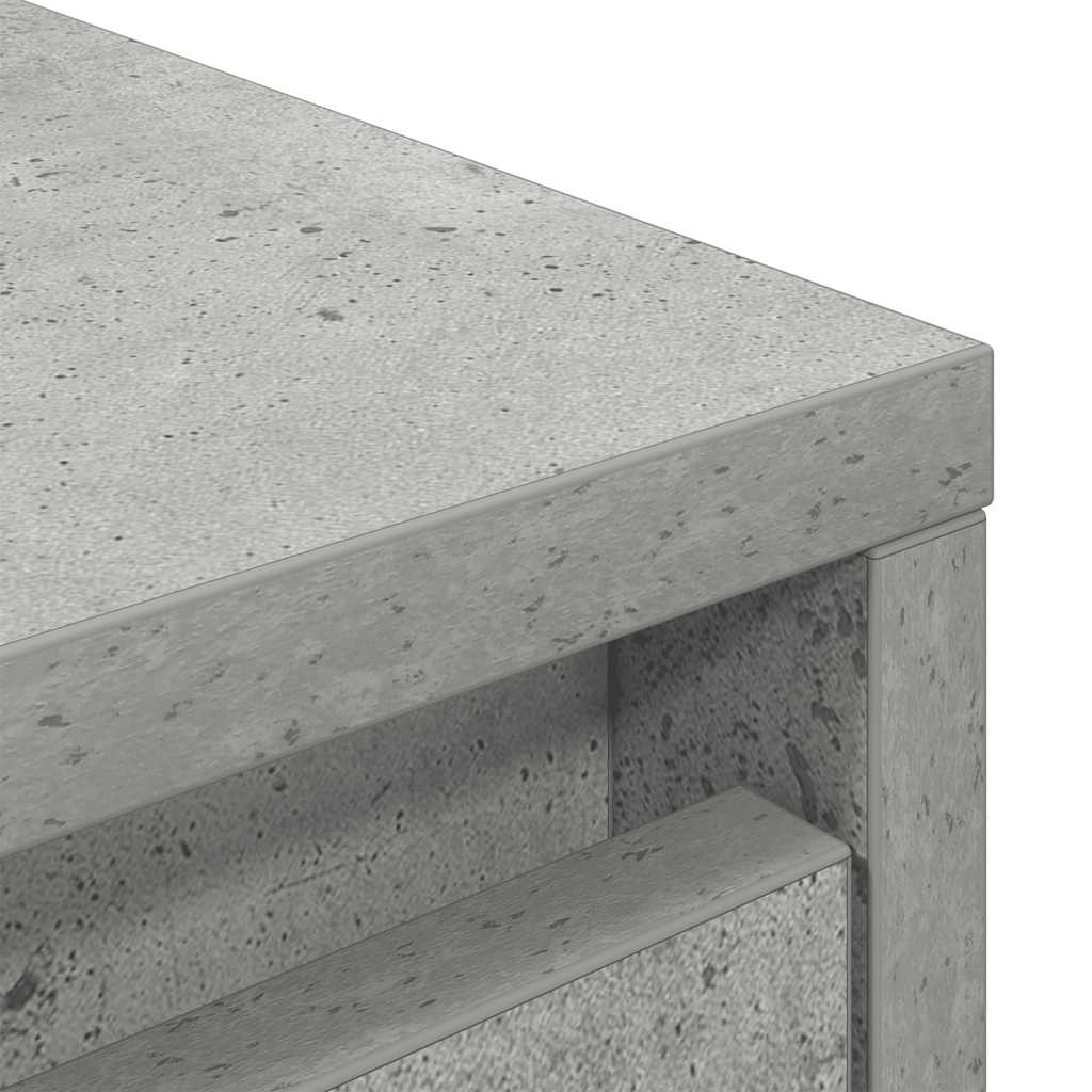 Skap Betonggrå med skuff 55,5x34x119,5 cm