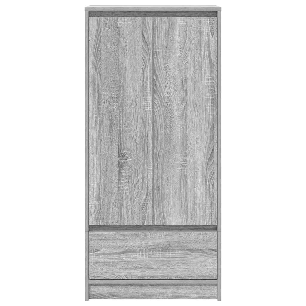 Skap Sonoma Grå med skuff 55,5x34x119,5 cm