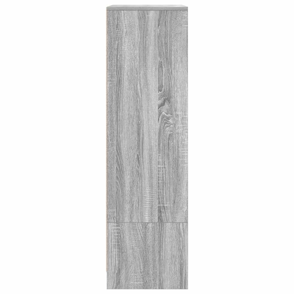 Skap Sonoma Grå med skuff 55,5x34x119,5 cm