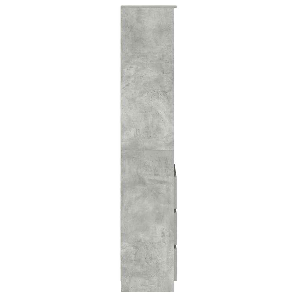 Skap Betonggrå 37,5x35x180 cm