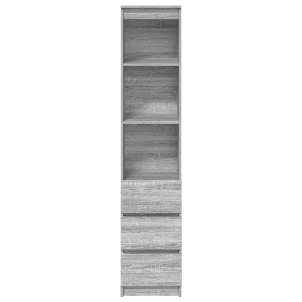 Skap Sonoma Grå 37,5x35x180 cm