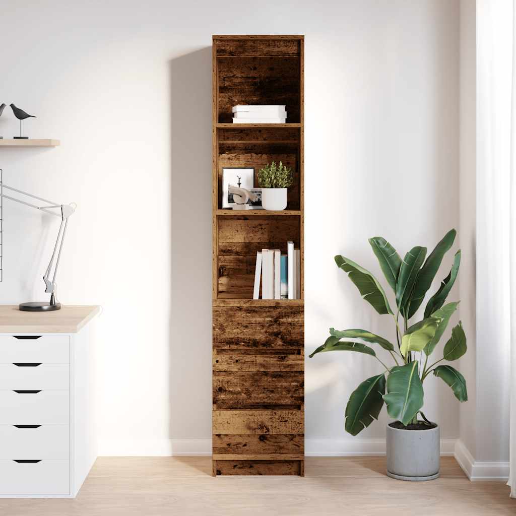 Skap Gammelt Tre 37,5x35x180 cm