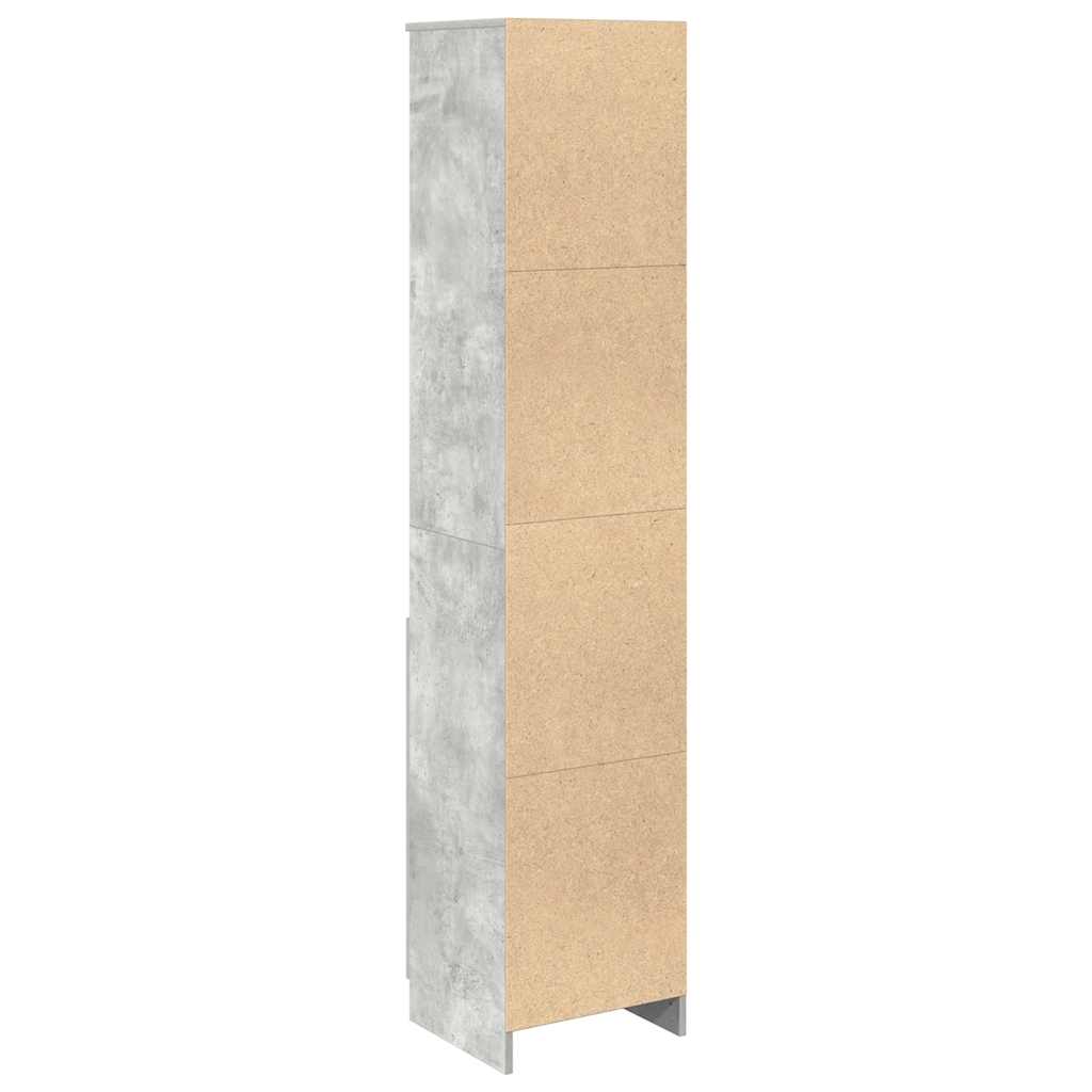 Skap Betonggrå 37,5x35x180 cm