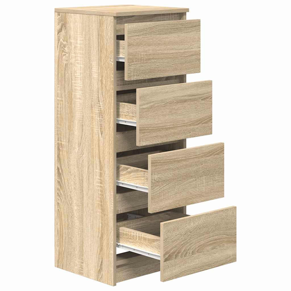 Skjenk sonoma eik 37,5x35x99 cm konstruert tre