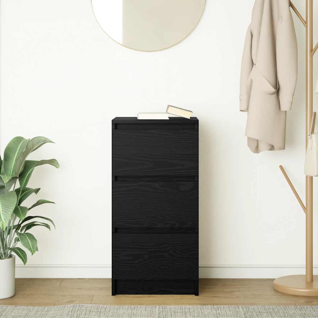 Skjenk Svart Eik 37,5x35x76 cm