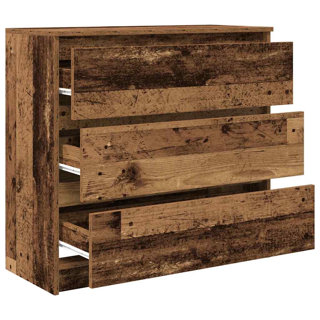 Skjenk Gammelt Tre 80x35x76 cm