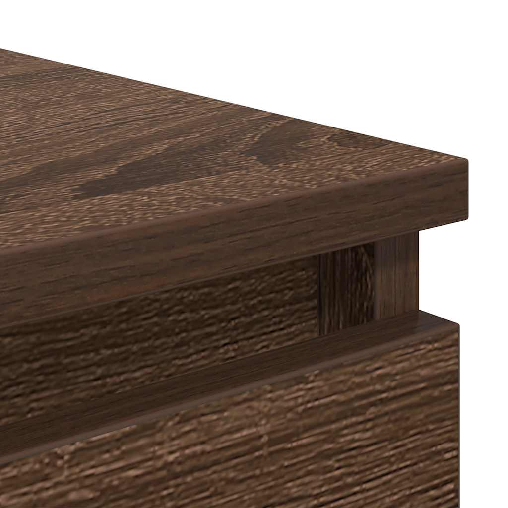 Skjenk Brun Eik med skuffer 37,5x35x99 cm