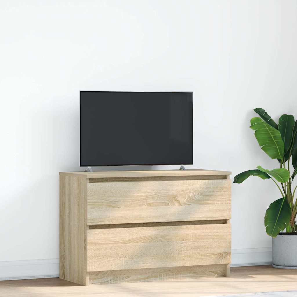 TV-Møbel Sonoma Eik TV-benk 80x35x54 cm