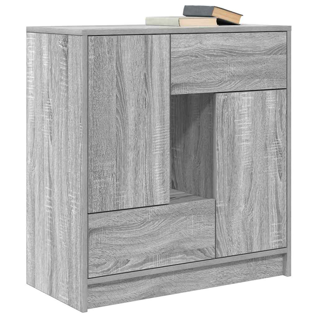 Skjenk Sonoma Grå med skuffer og dører 70,5x34x74,5 cm