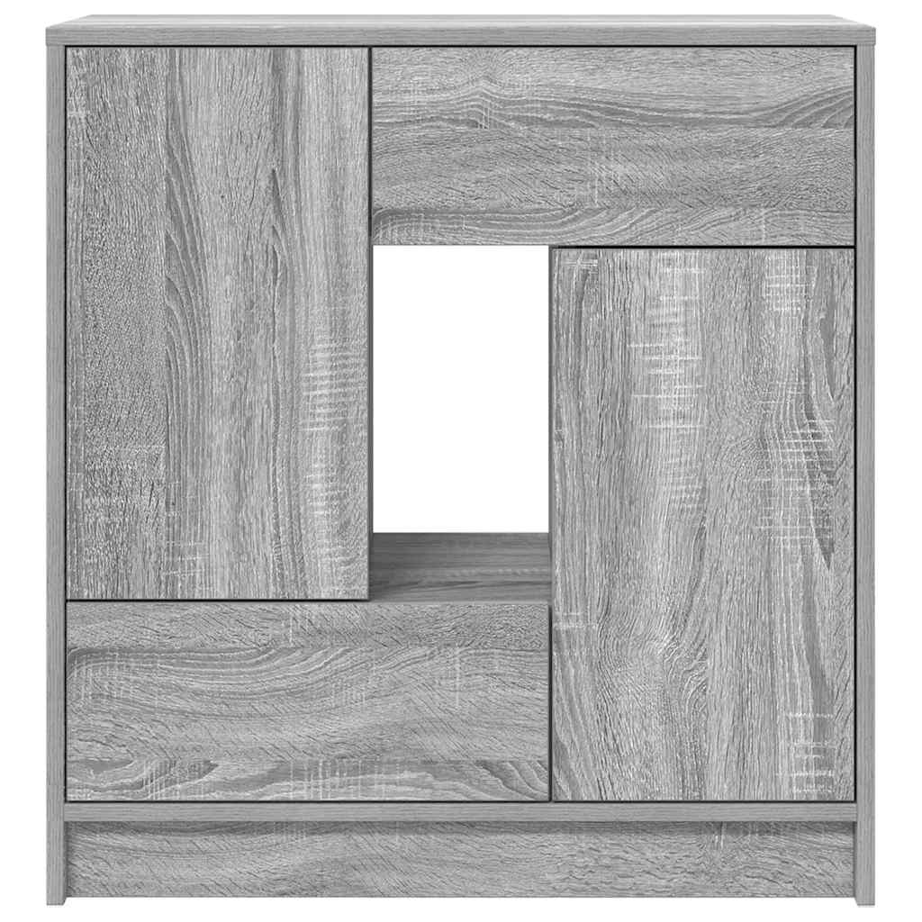 Skjenk Sonoma Grå med skuffer og dører 70,5x34x74,5 cm