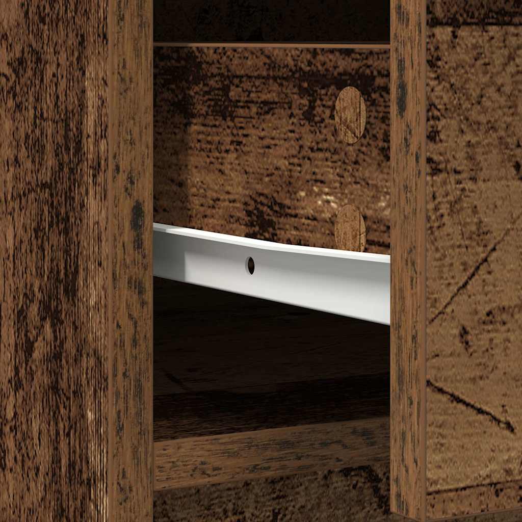 Skjenk Gammelt Tre med skuffer og dører 70,5x34x74,5 cm