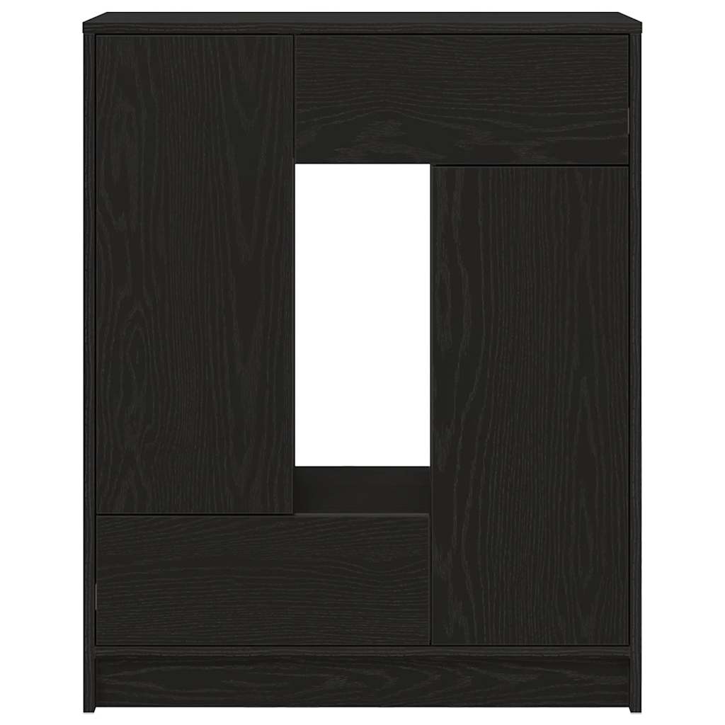 Skjenk Brun Eik med skuffer og dører 73x31x90 cm