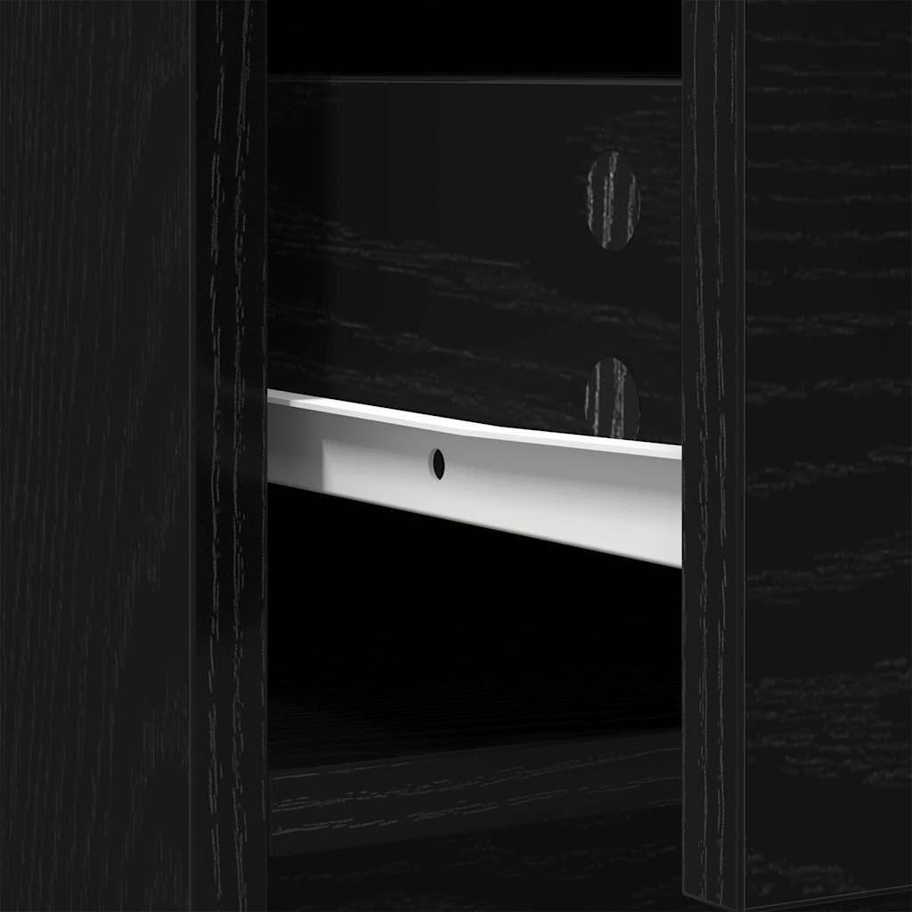 Skjenk Brun Eik med skuffer og dører 73x31x90 cm