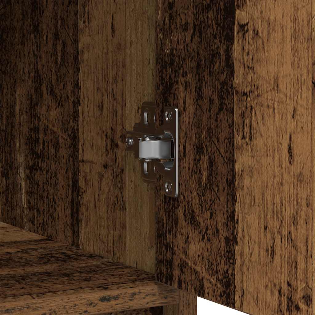 Skjenk Gammelt Tre med skuffer og dører 73x31x90 cm