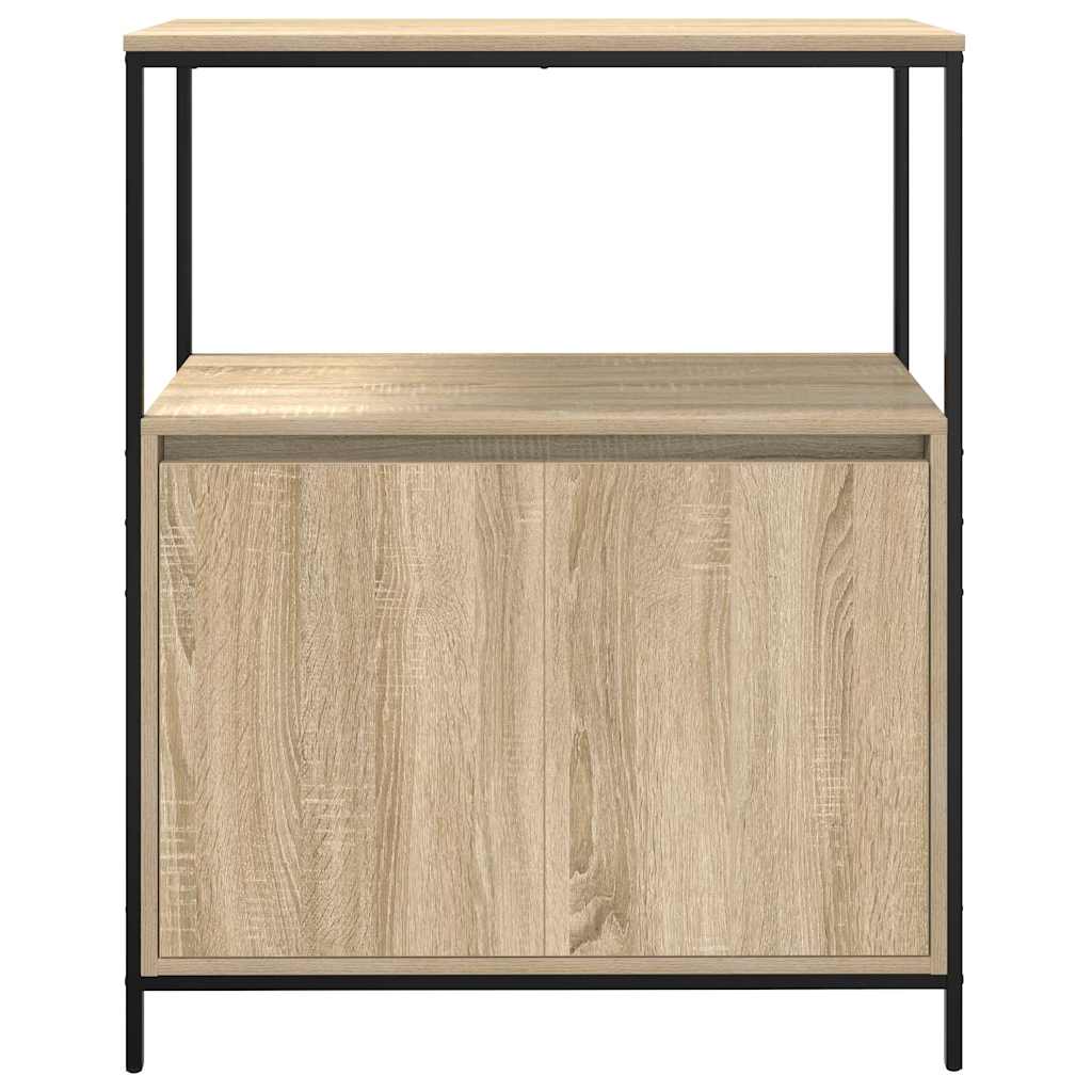 Baderomsskap med hyller sonoma eik 76,5x35x95 cm