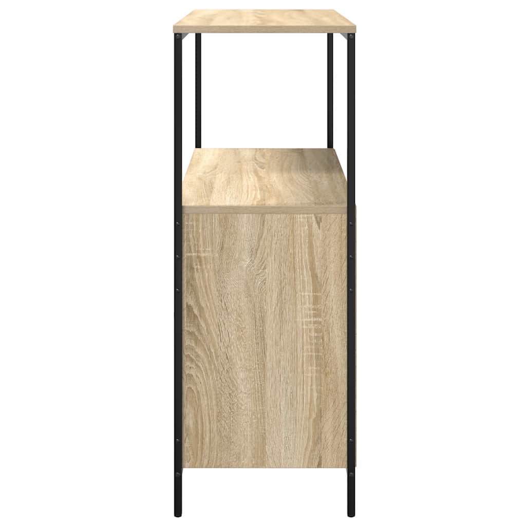Baderomsskap med hyller sonoma eik 76,5x35x95 cm
