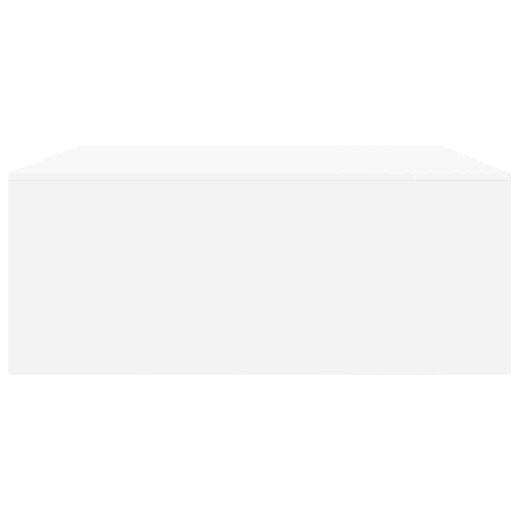 Salongbord Sofabord Hvit med skuffer 100x100x40 cm