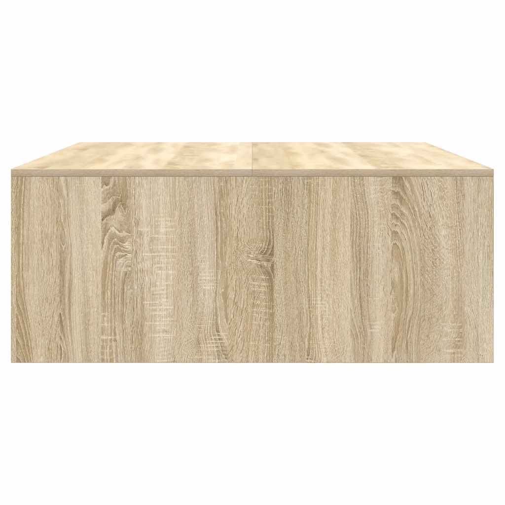 Salongbord Sofabord Sonoma Eik med skuffer 100x100x40 cm
