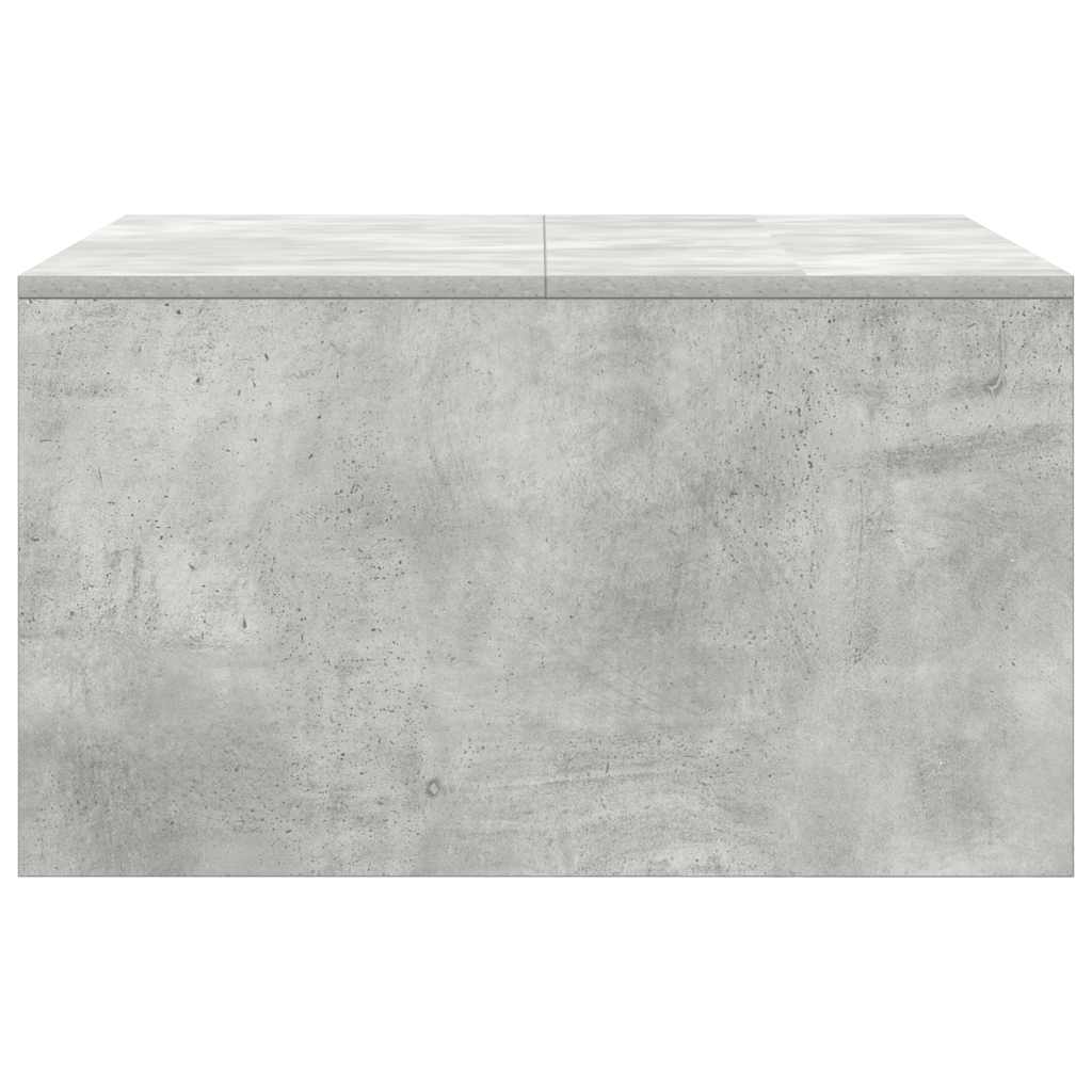 Salongbord Sofabord Betonggrå med skuffer 70,5x70x40 cm