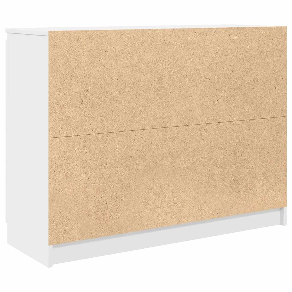 Skjenk Hvit med skuffer 100,5x35x76 cm