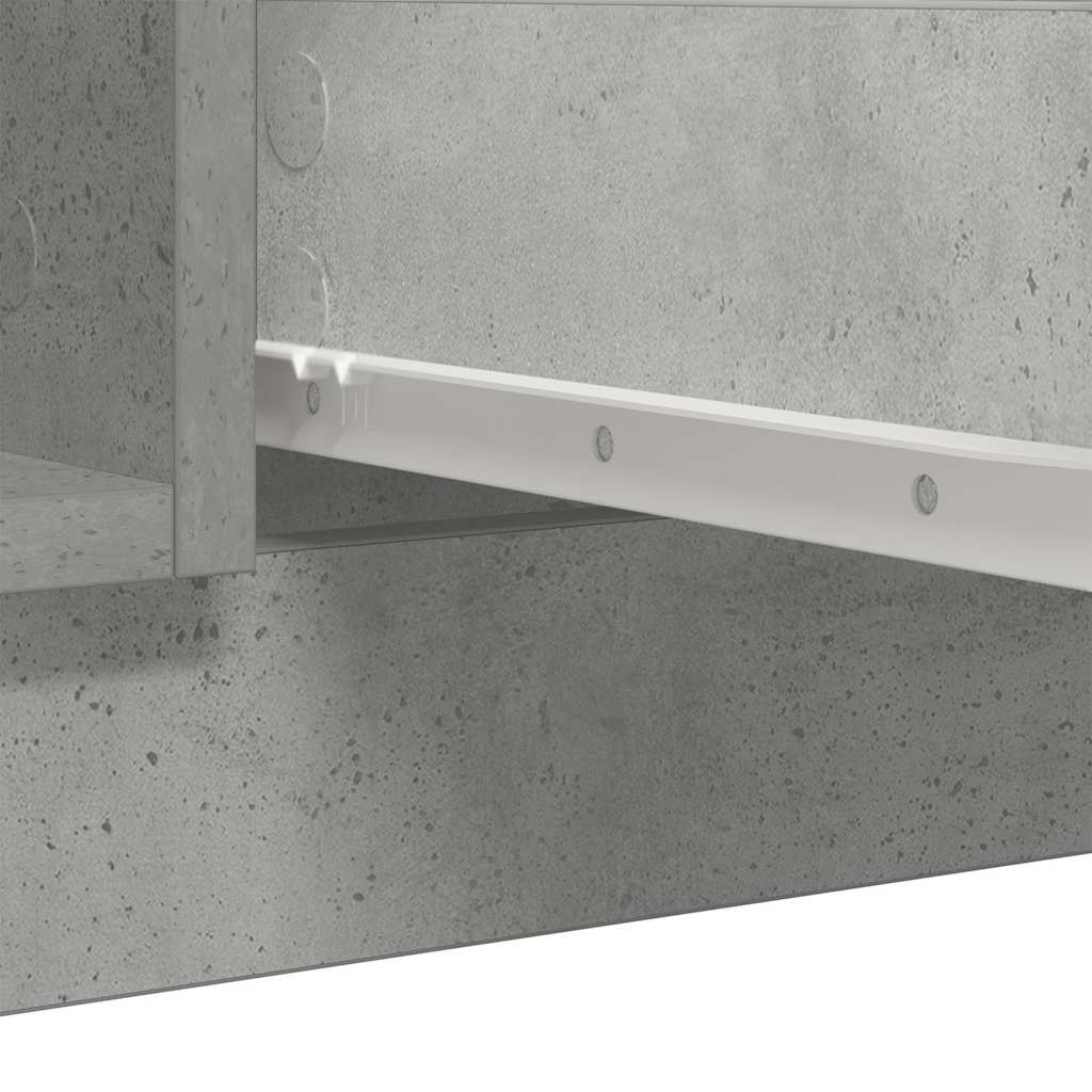 Skjenk Betonggrå med skuffer 100,5x35x76 cm