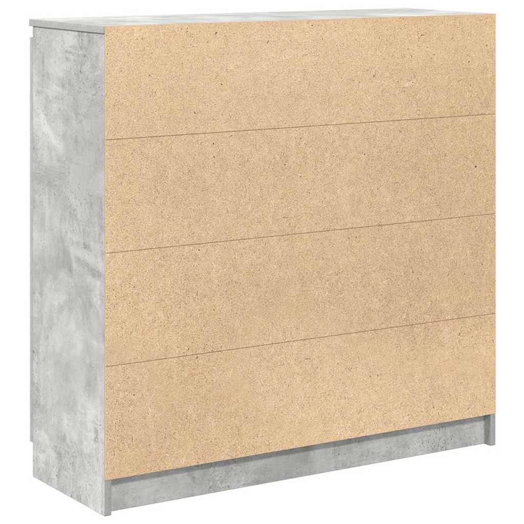 Skjenk Betonggrå med skuffer 100,5x35x98,5 cm