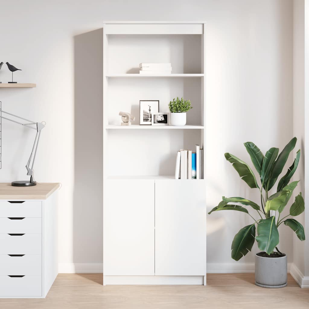 Skap Hvit 70x35x180 cm