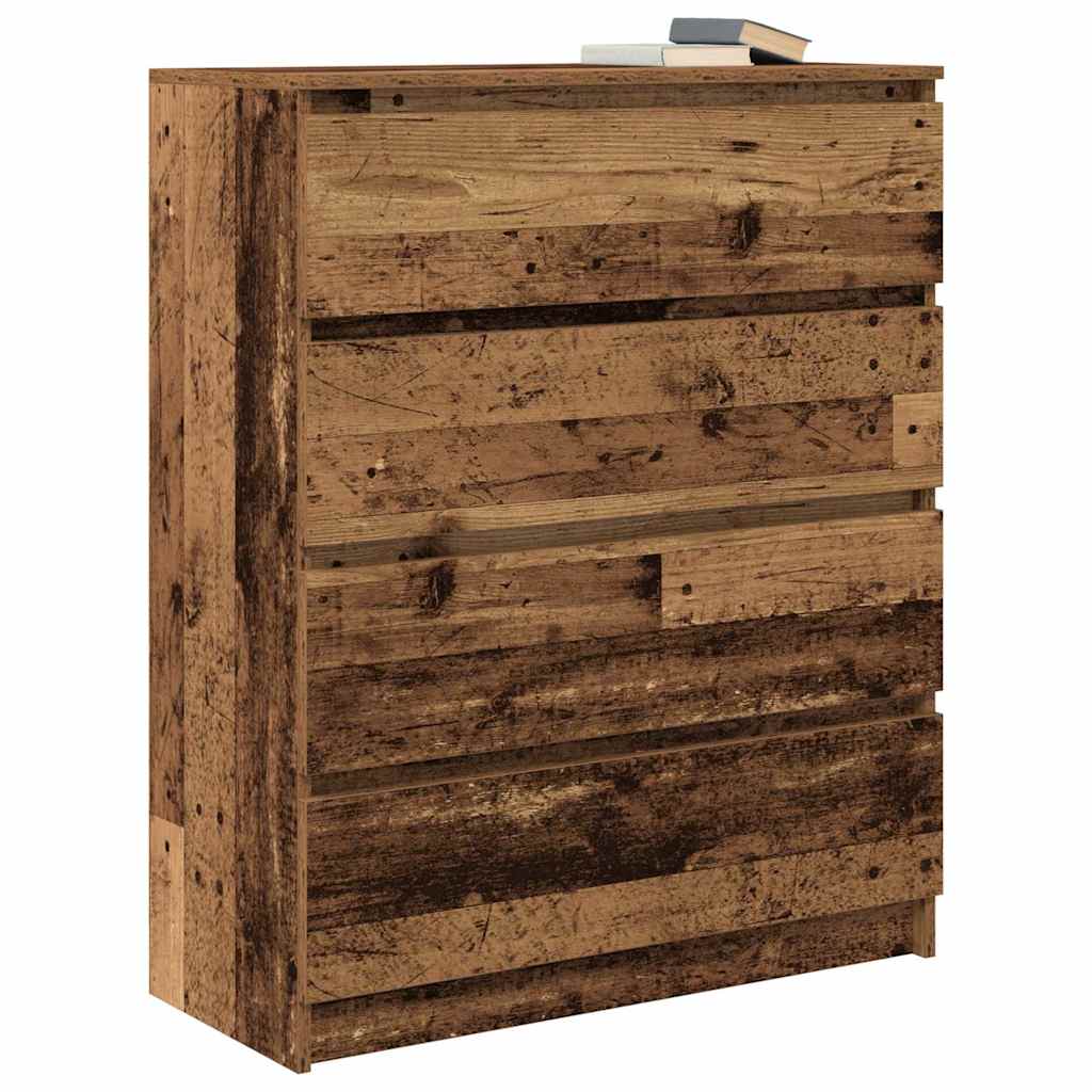 Skjenk Gammelt Tre 80x35x99 cm