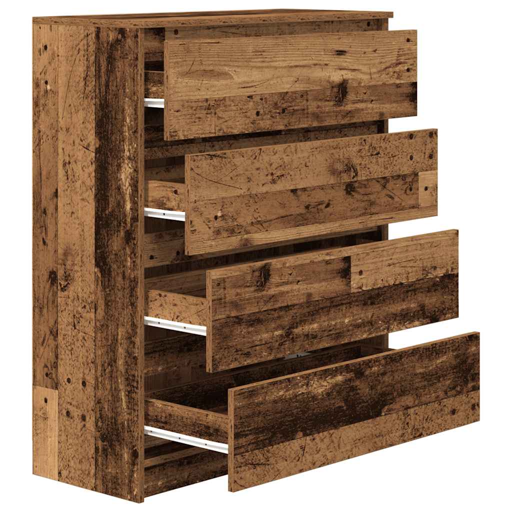 Skjenk Gammelt Tre 80x35x99 cm