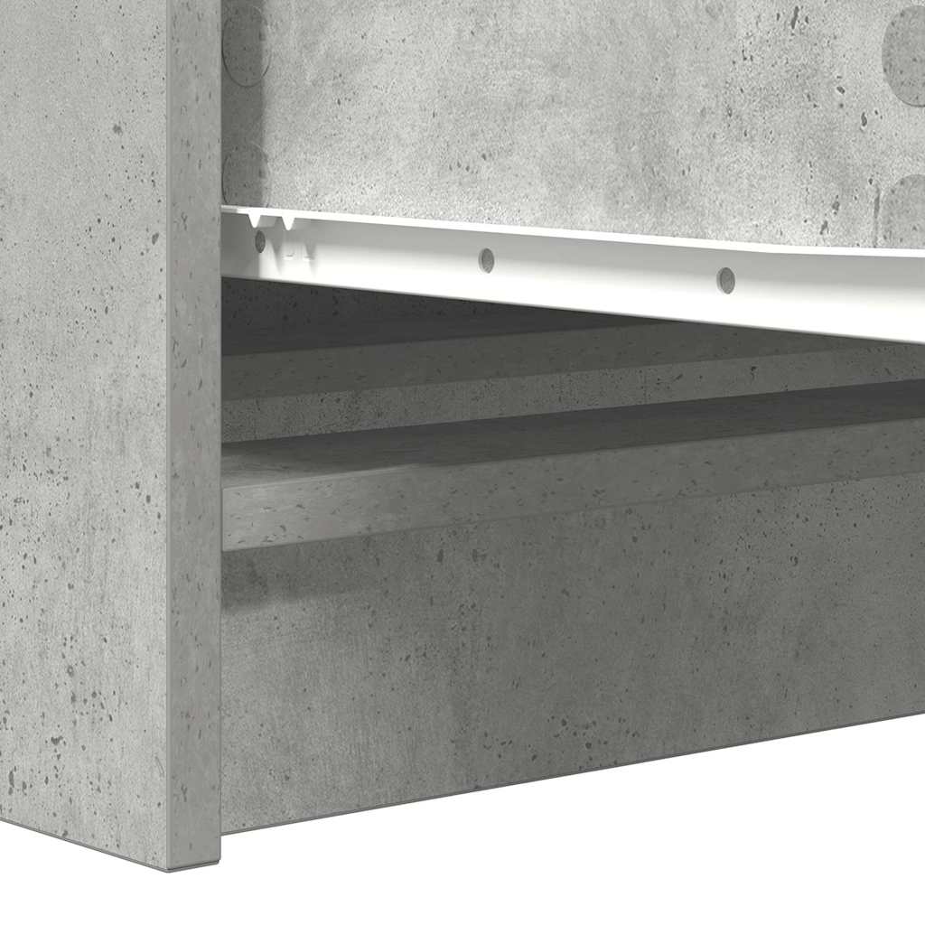 Skjenk betonggrå 100x35x76 cm konstruert tre