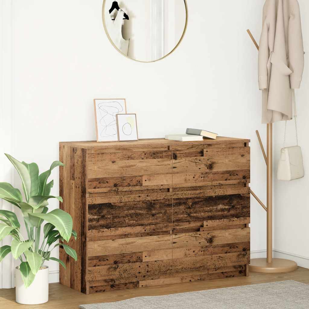 Skjenk Gammelt Tre 100x35x76 cm