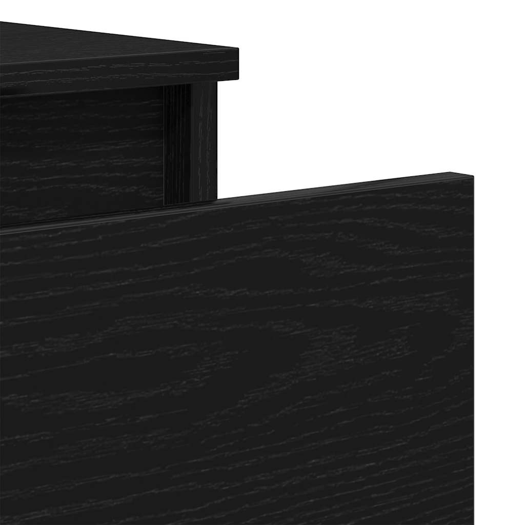 Skjenk Svart Eik 60x35x98,5 cm